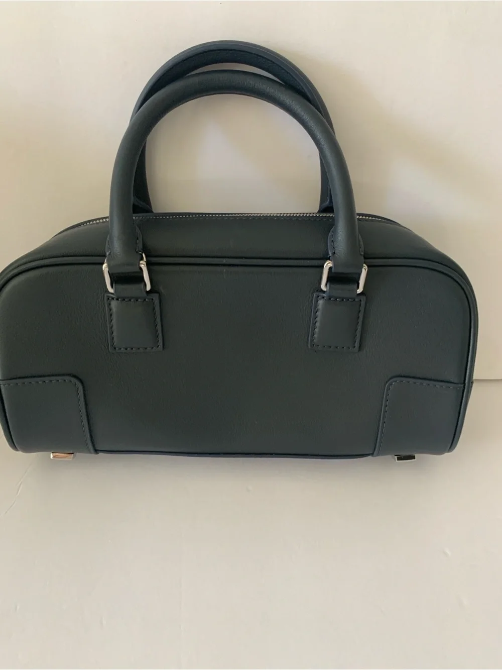 Loewe Amazonia Blue Leather Top-Handle Satchel